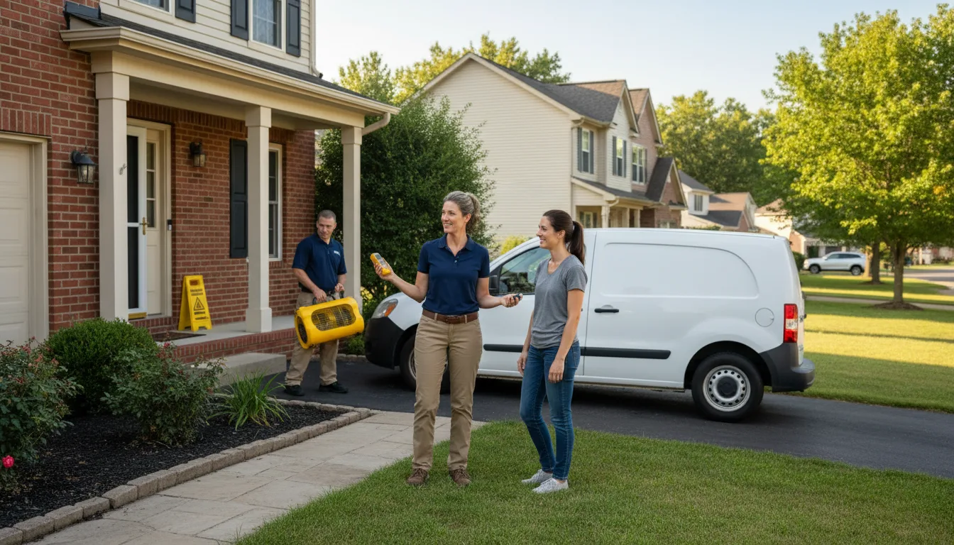 Water restoration image for Dehumidification And Cleanup Services in Cuttingsville, VT